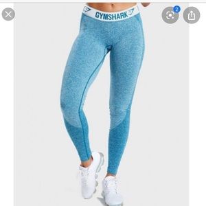 Gymshark Flex Leggings (Deep Teal/Ice Blue)